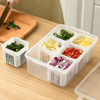 6 Grids Refrigerator Storage Box