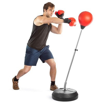 Adjustable Kids Punching Bag Set