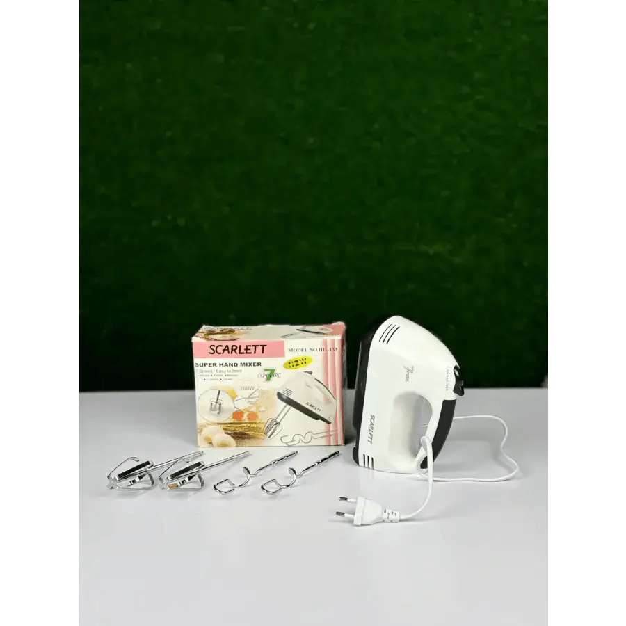 Scarlett - Electric Egg Beater and Mixer for Cake Cream - HT Bazar