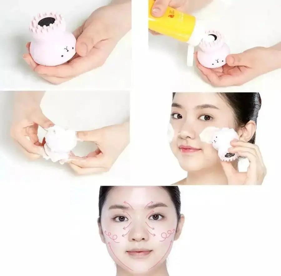 Silicone Face Cleansing Brush - HT Bazar