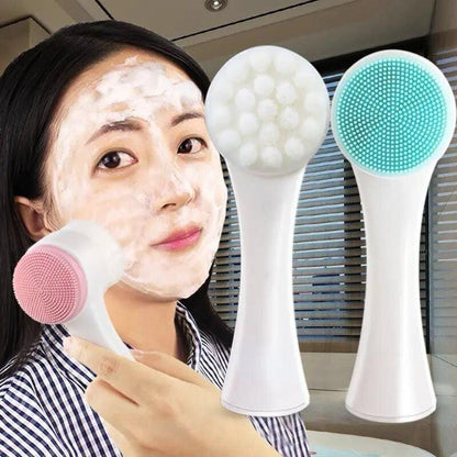 Silicone Facial Cleanser Brush - HT Bazar