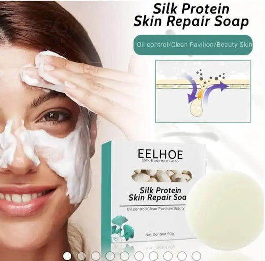 Silk protein skin repair soap - HT Bazar
