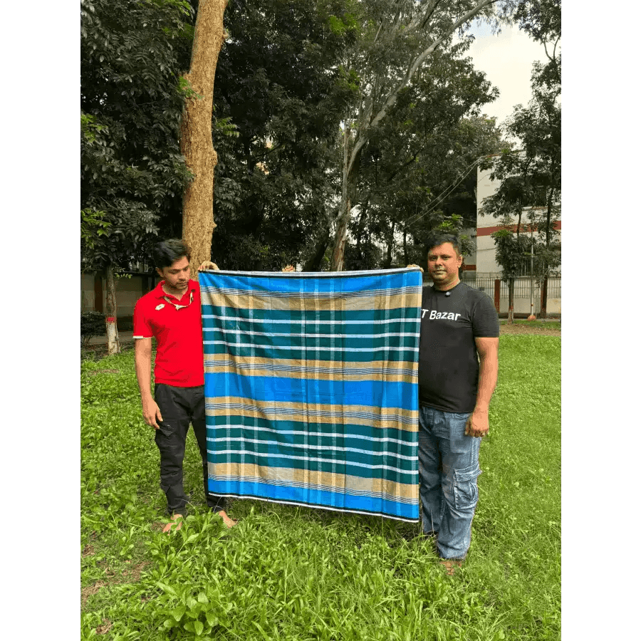 সিরাজগঞ্জের ঐতিহ্যবাহী তাঁতের লুঙ্গী - Lungi 101 - HT Bazar