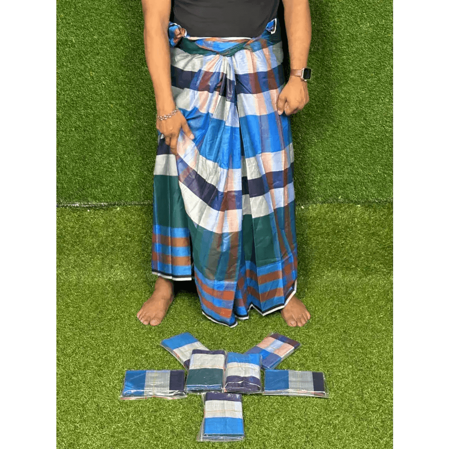সিরাজগঞ্জের ঐতিহ্যবাহী তাঁতের লুঙ্গী - Lungi 102 - HT Bazar