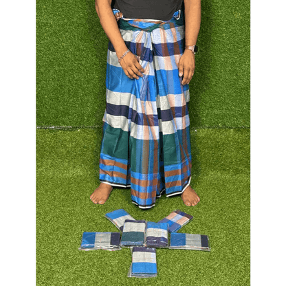 সিরাজগঞ্জের ঐতিহ্যবাহী তাঁতের লুঙ্গী - Lungi 102 - HT Bazar