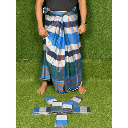 সিরাজগঞ্জের ঐতিহ্যবাহী তাঁতের লুঙ্গী - Lungi 102 - HT Bazar