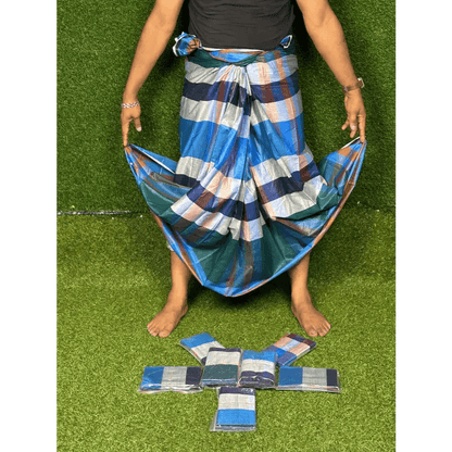 সিরাজগঞ্জের ঐতিহ্যবাহী তাঁতের লুঙ্গী - Lungi 102 - HT Bazar