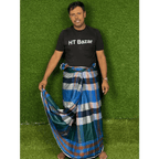 সিরাজগঞ্জের ঐতিহ্যবাহী তাঁতের লুঙ্গী - Lungi 102 - HT Bazar