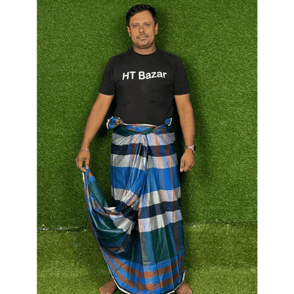 সিরাজগঞ্জের ঐতিহ্যবাহী তাঁতের লুঙ্গী - Lungi 102 - HT Bazar