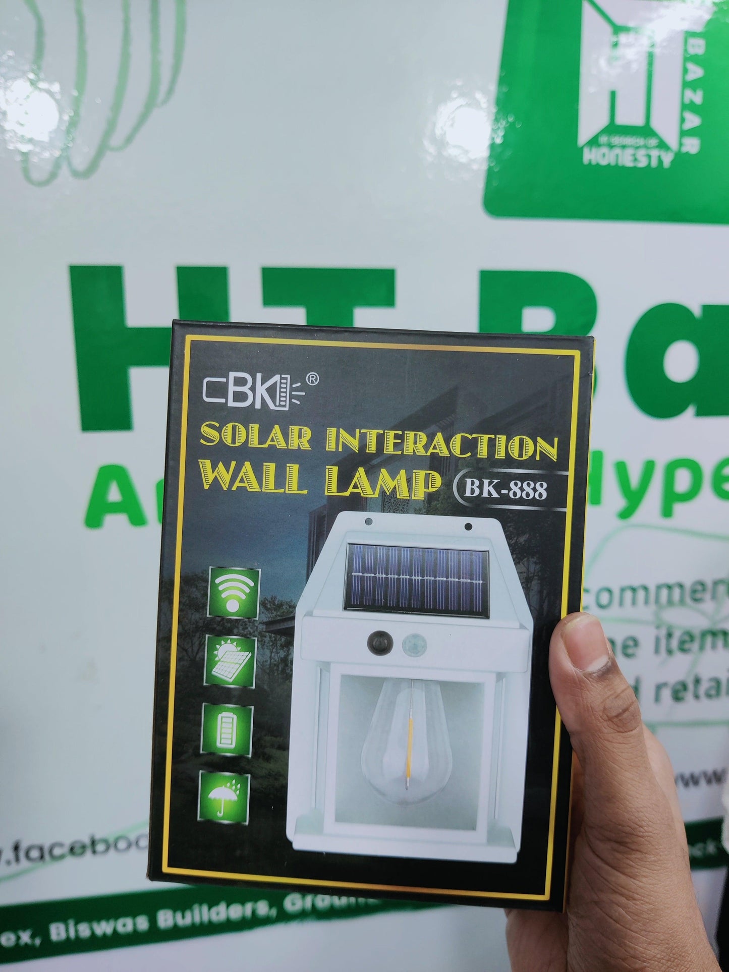 Solar Interaction Wall Lamp - HT Bazar