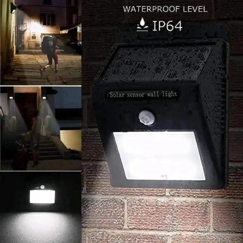 Solar Powered LED Wall Light - HT Bazar