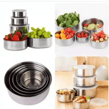 Stainless Steel Food Box 5 in 1 - HT Bazar