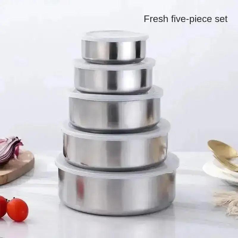 Stainless Steel Food Box 5 in 1 - HT Bazar