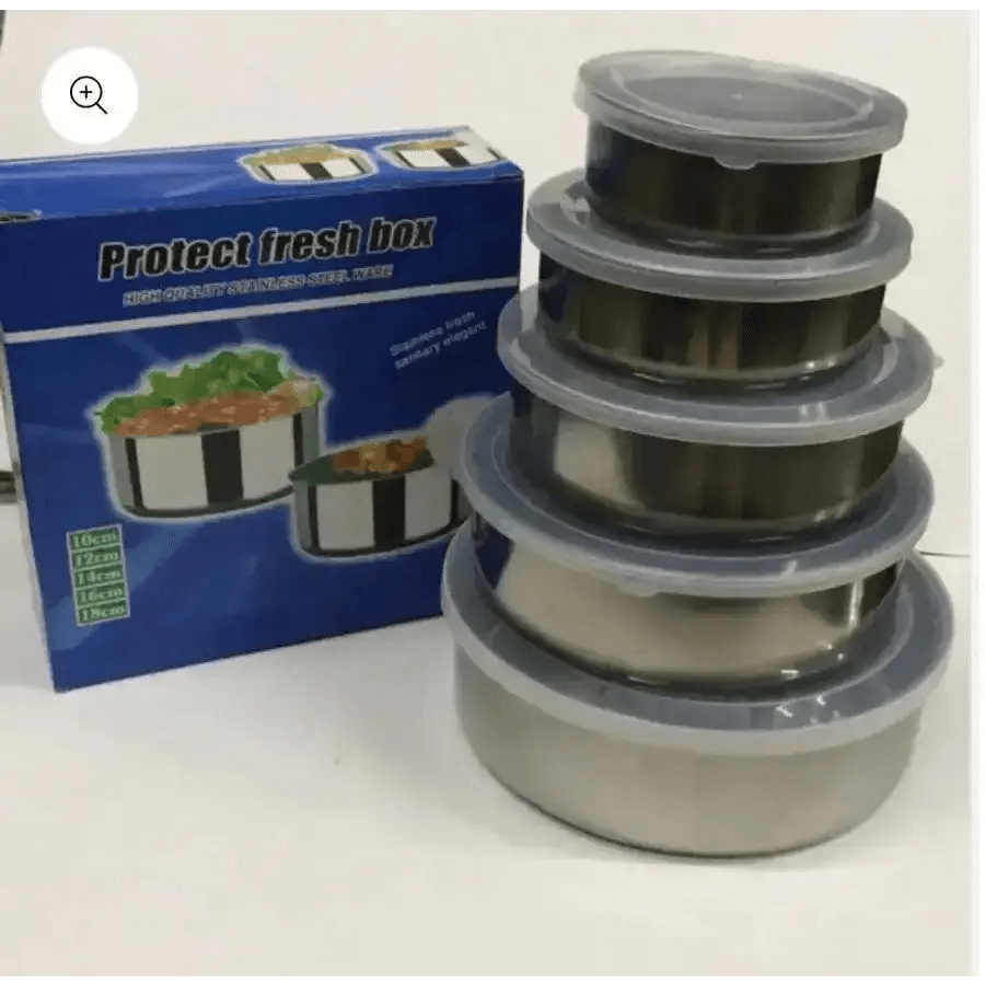 Stainless Steel Food Box 5 in 1 - HT Bazar