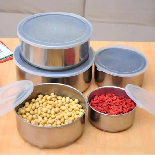 Stainless Steel Food Box 5 in 1 - HT Bazar