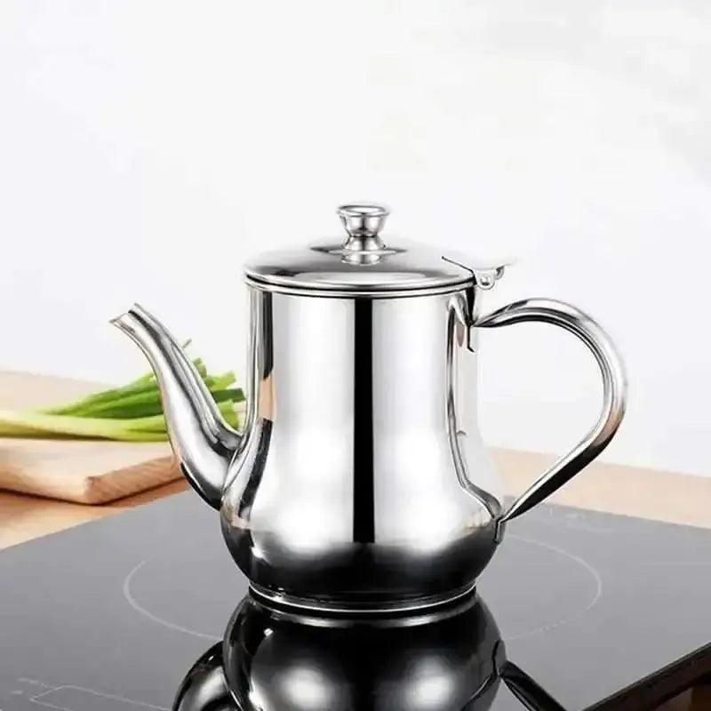 Stainless steel oil strainer pot - HT Bazar