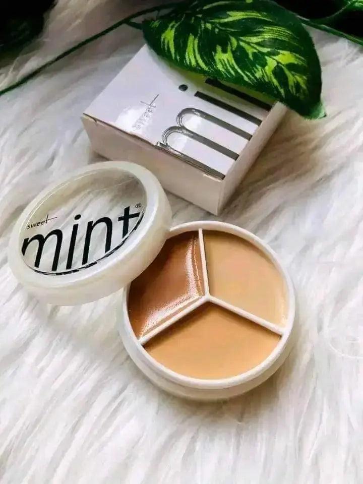 Sweet mint three-color concealer - HT Bazar