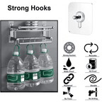 Transparent hook with nut - HT Bazar