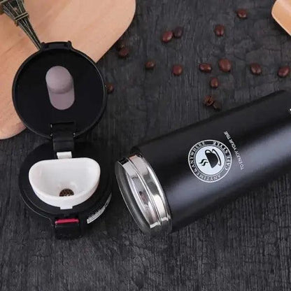 Tumbler Hot Fashion 380ml Stainless Steel Coffee Mugs - HT Bazar