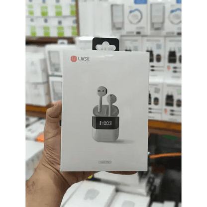 UIiSii GM20 PRO TWS Wireless Earbuds With Digital Charging Case White - HT Bazar