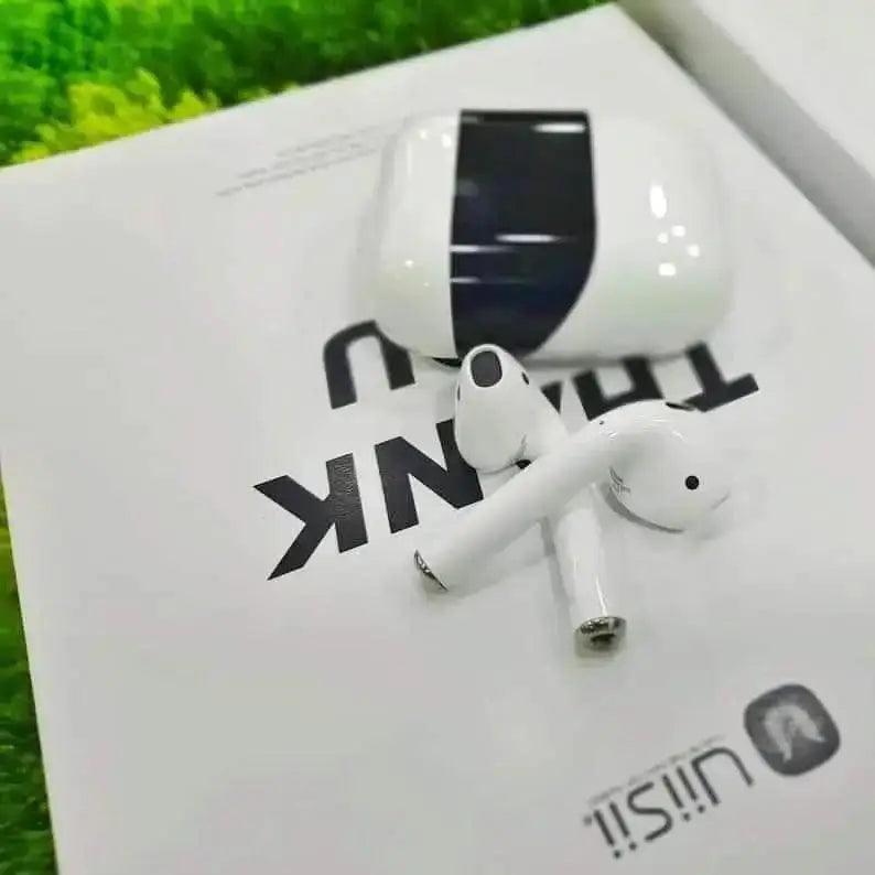 UIiSii GM20 PRO TWS Wireless Earbuds With Digital Charging Case White - HT Bazar