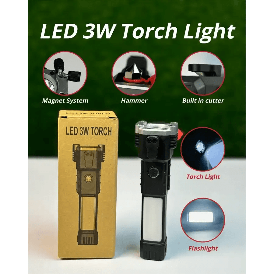 USB LED TORCH LIGHT - HT Bazar