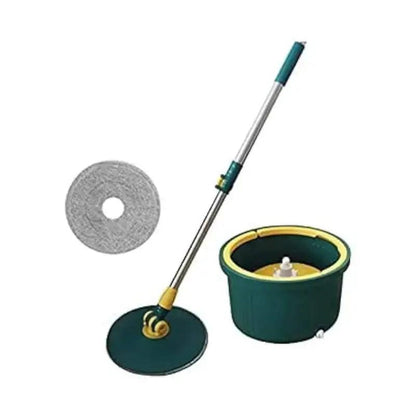 Water Separate 360° Rotating Round Microfiber Spin Mop and Bucket Set - HT Bazar